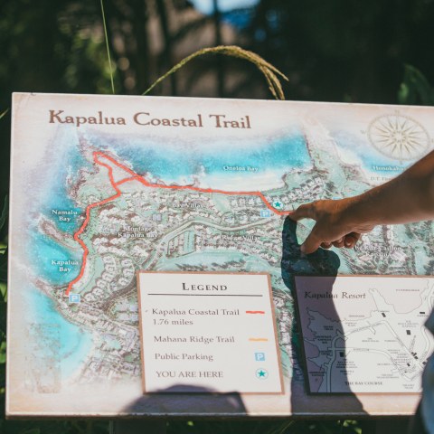 Kapalua Coastal Trail Map