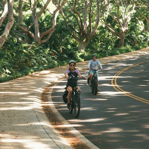 Riding Electric Bikes Maui
